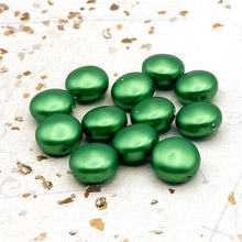 Load image into Gallery viewer, 12mm Eden Green Premium Austrian Crystal Pearls - 12pcs
