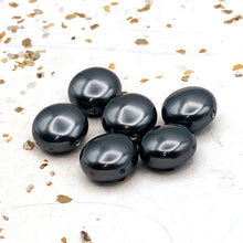 Load image into Gallery viewer, 14mm Black Premium Austrian Crystal Pearls - 6pcs
