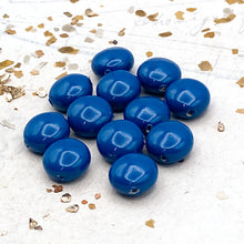 Load image into Gallery viewer, 10mm Lapis Premium Austrian Crystal Pearls - 12pcs
