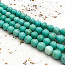 Load image into Gallery viewer, Graduated Round Turquoise Bead Strand
