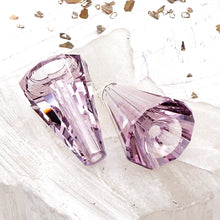 Load image into Gallery viewer, Pre-Order 17mm Light Amethyst Austrian Crystal Artemis Beads - 2pcs
