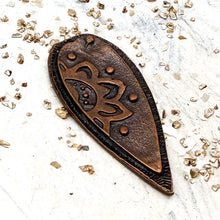 Load image into Gallery viewer, Pre Order Floral Copper Pendant
