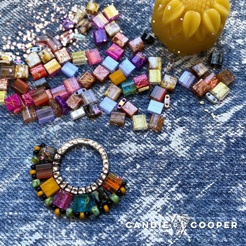 Tila Beads for Bracelets | Nostalgica Finished Piece