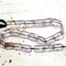 Load image into Gallery viewer, Faceted Light Amethyst Rectangle Gemstone Strand
