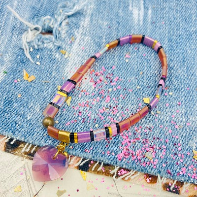 Tila Beads for Bracelets | Nostalgica Finished Piece