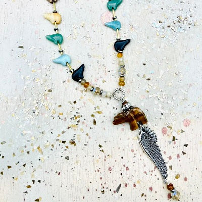 Bear | DIY Jewelry Inspiration | Nostalgica Finished Piece
