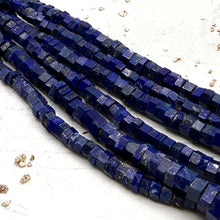 Load image into Gallery viewer, Lapis Bolt Gemstone Strand
