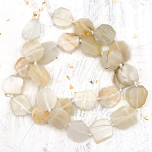 Load image into Gallery viewer, Agate Hexagon Gemstone Bead Strand
