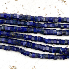 Load image into Gallery viewer, Lapis Bolt Gemstone Strand
