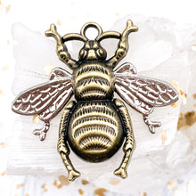 Load image into Gallery viewer, Rustic Bee Pendant
