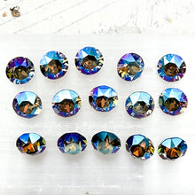 Load image into Gallery viewer, Black Diamond Shimmer Foiled Crystal Set - 15pcs
