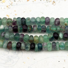 Load image into Gallery viewer, Smooth Fluorite Rondelle Strand
