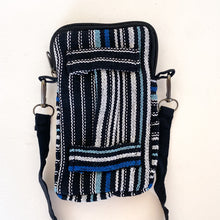 Load image into Gallery viewer, B - Tenzing Black Striped Zipper Pouch
