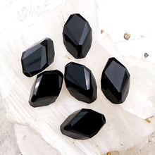 Load image into Gallery viewer, 12x8mm Jet Austrian Crystal Cubist Beads - 6pcs
