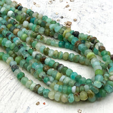 Load image into Gallery viewer, Peruvian Opal Faceted Rondelle Strand
