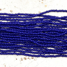Load image into Gallery viewer, Dark Cobalt Seed Bead Hank
