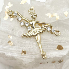 Load image into Gallery viewer, Golden Ballerina Charm
