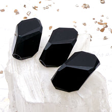 Load image into Gallery viewer, 20x13.5mm Jet Austrian Crystal Cubist Beads - 3pcs
