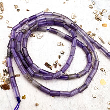 Load image into Gallery viewer, Amethyst Tube Bead Strand
