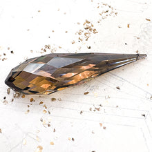Load image into Gallery viewer, Bronze Shade Drop Crystal Suncatcher
