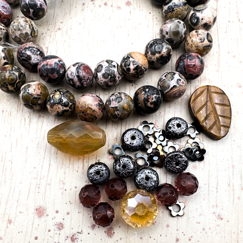 Rustic Leaf Bead Mix – Candie Cooper