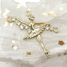 Load image into Gallery viewer, Golden Ballerina Charm
