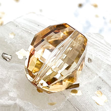 Load image into Gallery viewer, 18mm Golden Shadow Premium Austrian Crystal Lucerna Bead
