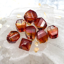 Load image into Gallery viewer, 8mm Red Magma Premium Austrian Crystal Lucerna Bead -8pcs
