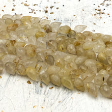 Load image into Gallery viewer, Rutilated Quartz Vine Gemstone Strand
