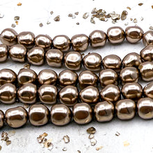 Load image into Gallery viewer, 8mm Crystal Bronze Pearl Strand
