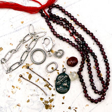 Load image into Gallery viewer, Gemstone Necklace Kit - Garnet
