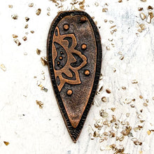 Load image into Gallery viewer, Pre Order Floral Copper Pendant
