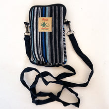 Load image into Gallery viewer, B - Tenzing Black Striped Zipper Pouch
