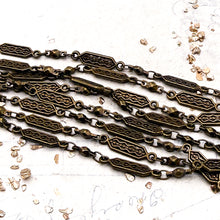 Load image into Gallery viewer, Antique Brass Decorative Chain - 12"
