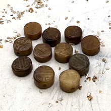 Load image into Gallery viewer, Carved Coin Bead
