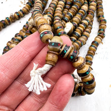 Load image into Gallery viewer, Fire &amp; Rain Wooden Mala Bead Strand
