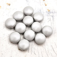 Load image into Gallery viewer, 10mm Pastel Grey Pearl -12 pcs
