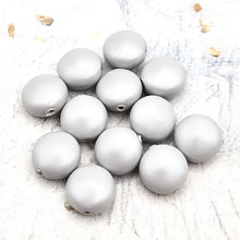 Load image into Gallery viewer, 10mm Pastel Grey Pearl -12 pcs
