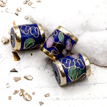Load image into Gallery viewer, Cloisonne Barrel Bead Set (3pcs)
