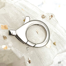 Load image into Gallery viewer, 24mm Matte Silver Lobster Claw
