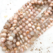 Load image into Gallery viewer, Round Pink Opal Gemstone Strand
