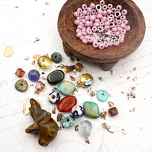 Load image into Gallery viewer, Elephant Bead Mix - Light Pink and Jasper
