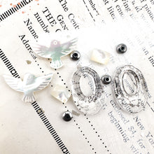 Load image into Gallery viewer, White Mother of Pearl Bird Earring Mix
