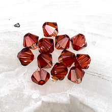Load image into Gallery viewer, 5mm Red Magma Xilion Bead Premium Austrian Crystal - 12pcs
