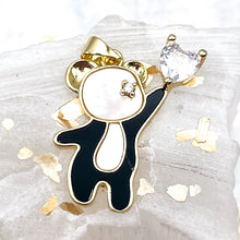 Load image into Gallery viewer, 18K Gold Plated Panda Bear Charm

