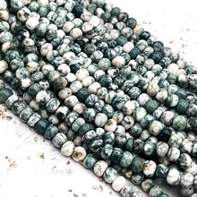 Load image into Gallery viewer, Green Tree Agate Bead Strand
