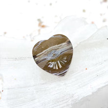 Load image into Gallery viewer, 14mm Bronze Premium Crystal Large Hole Heart Bead
