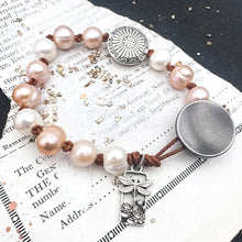 Load image into Gallery viewer, Pre-Order Leather and Pearl Bracelet Kit
