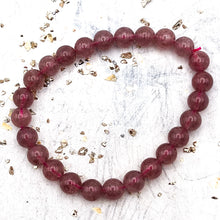 Load image into Gallery viewer, Strawberry Quartz Stretch Bracelet
