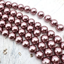 Load image into Gallery viewer, Pre-Order 8mm Vintage Rose Premo Pearl Strand
